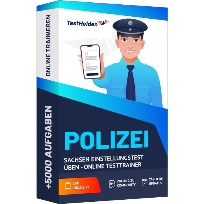 Polizei Einstellungstest Buch inkl. Online-Testtrainer & App