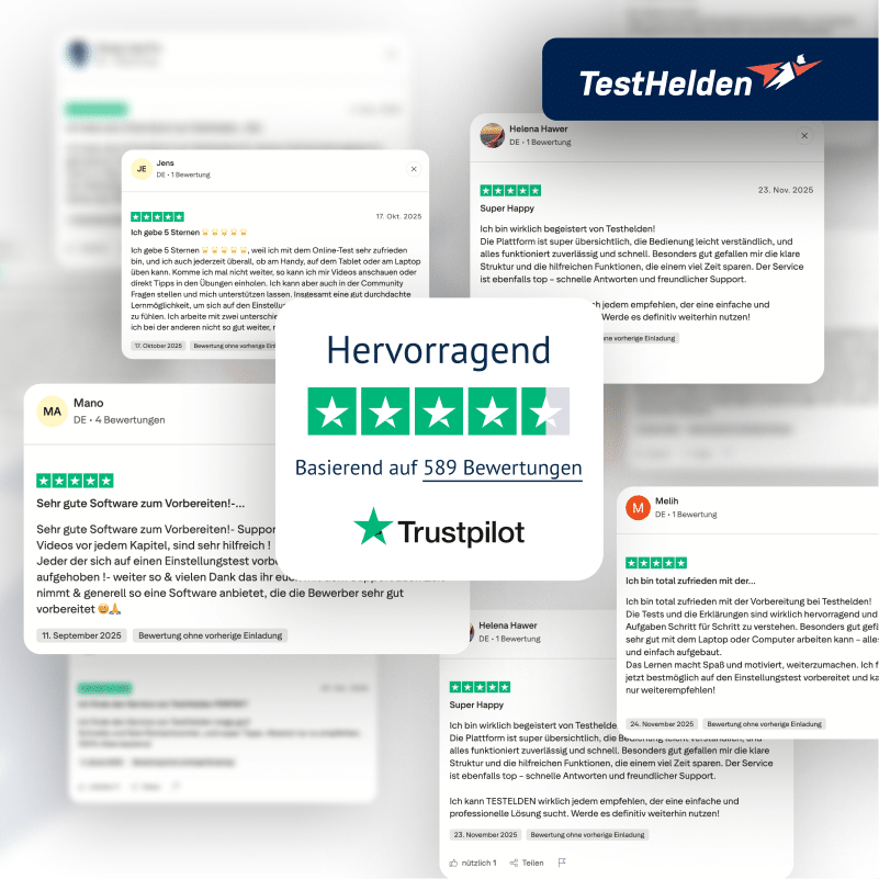 Trustpilot Bewertungen - 4.6 von 5 Sternen